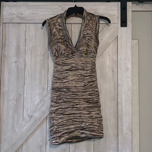 taupe (colored) dress